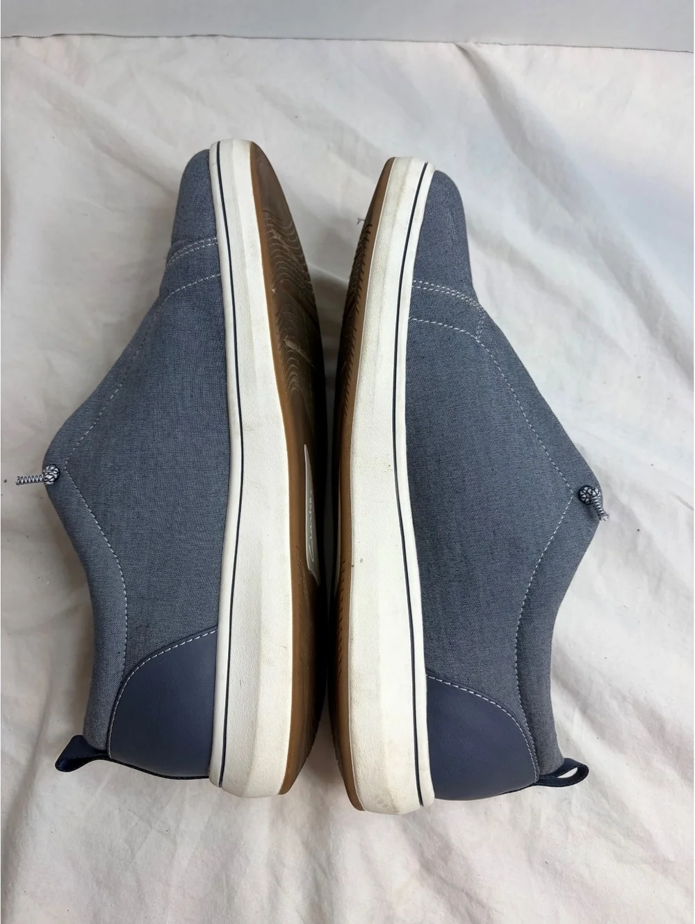 Clarks Cloudsteppers Womens Size 9 Gray Blue Slip On Comfort Sneakers